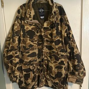 Columbia gortex camo jacket
